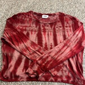 Women’s tie dye long sleeve top